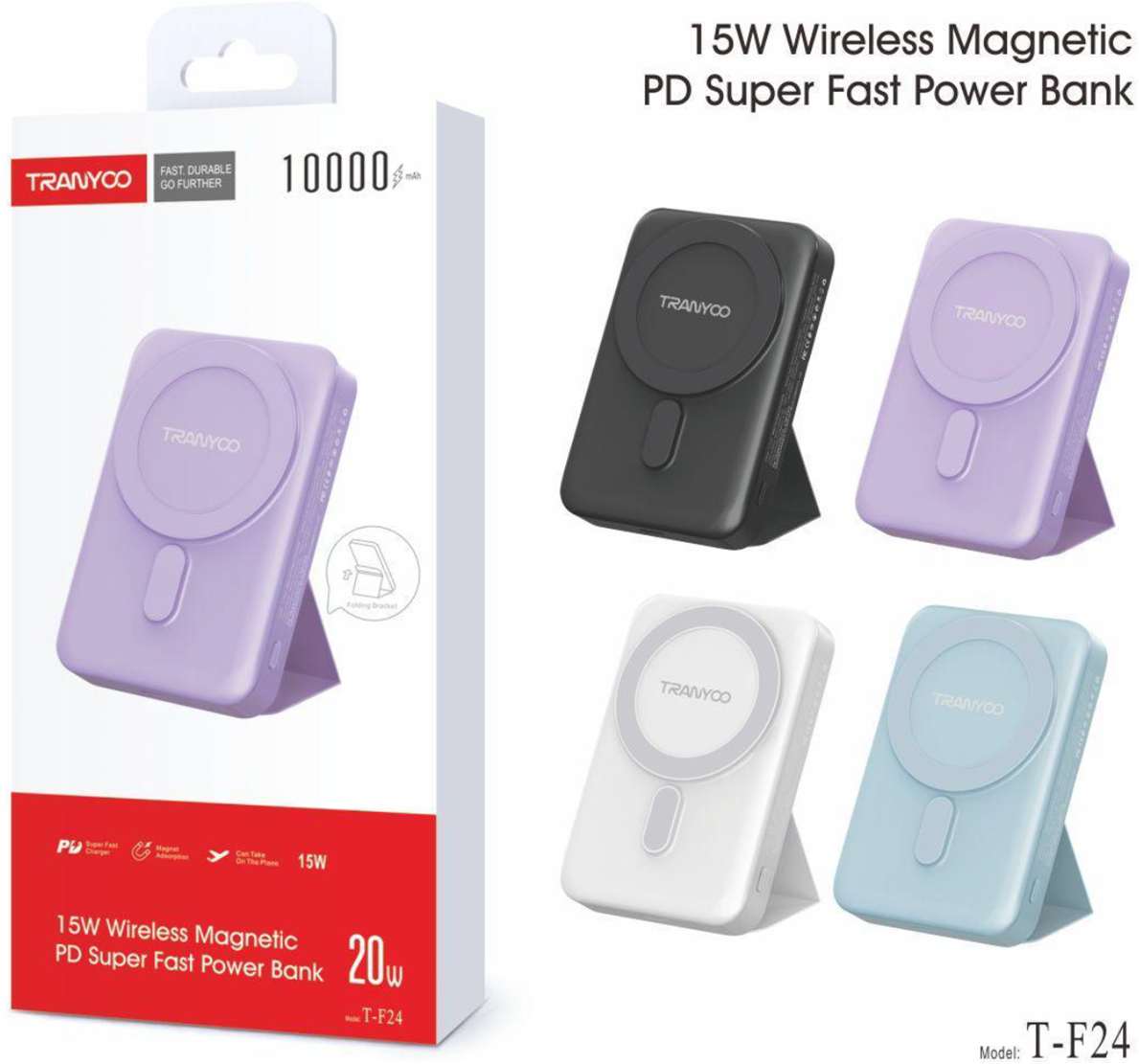 Magnetische Powerbank 10.000 mAh